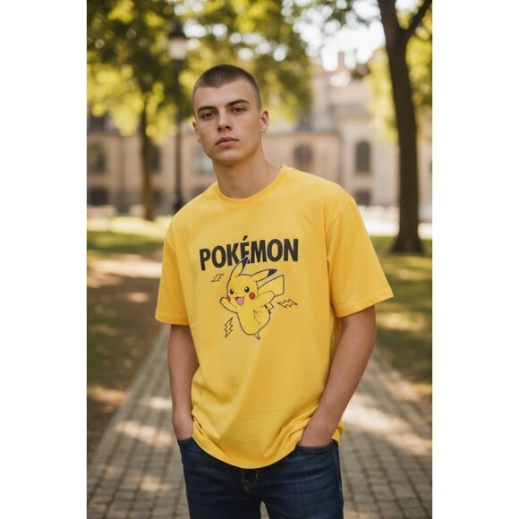 Pokemon T-Shirt Men's Large - Picture 1 of 6